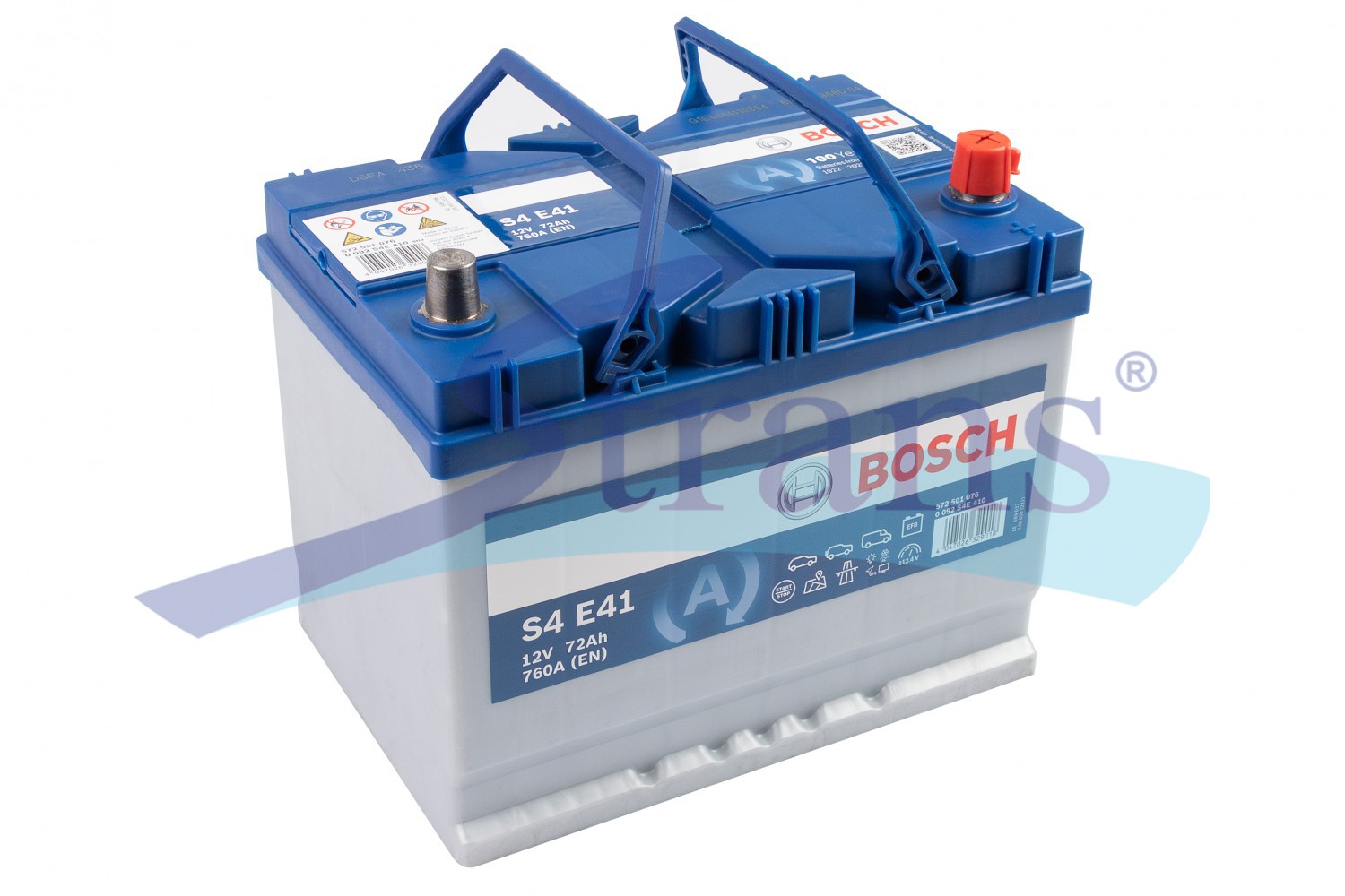 専用 赤10パック 青10パック Акумулятор Bosch 12V 72Ah 760A R+ Start&Stop Efb 260*173*225Mm